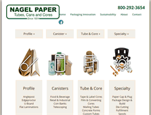 Tablet Screenshot of nagelpaper.com